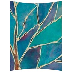 Aqua Batik, Abstract, Colorful Back Support Cushion by kyorashop23
