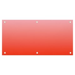 Pink Lace To Scarlet Red Linear Gradient Banner And Sign 6  X 3  by GradientsOmbre