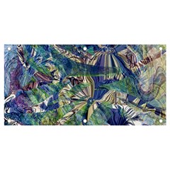 Blue Blend Banner And Sign 4  X 2  by kaleidomarblingart