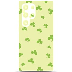 Green Leaves Pattern Samsung Galaxy S24 Ultra 6 9 Inch Black Tpu Uv Case by designsbymallika
