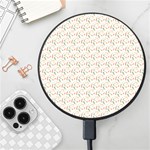 Boho Pattern 3 Wireless Fast Charger(Black) Front