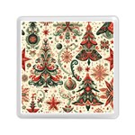 Christmas Tree Snow Memory Card Reader (Square) Front