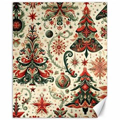 Christmas Tree Snow Canvas 16  X 20  by Bedest