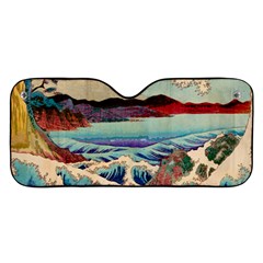 Wave Japanese Mount Fuji Ocean Car Windshield Sunshade by Bedest