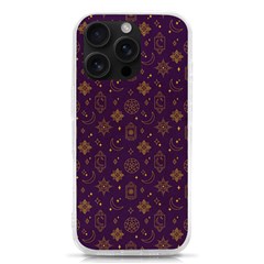 Moon Stars Pattern Iphone 16 Pro Tpu Uv Print Case by Sabxi