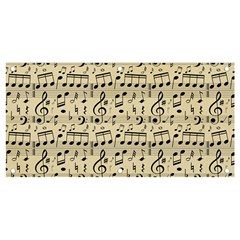 Music Melody Notes Sheet Music Banner And Sign 4  X 2  by Sabxi