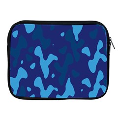 Blue Camouflage Pattern Apple Ipad 2/3/4 Zipper Cases by kyorashop23