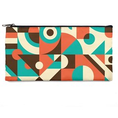 Retro Colorful Background, Retro Abstraction Pencil Cases by kyorashop23