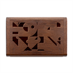 Retro Colorful Background, Retro Abstraction Wood Oval USB Flash Drive Box