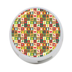 Template Christmas Pattern 4-port Usb Hub (two Sides) by Proyonanggan