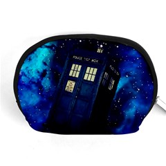 Tardis Doctor Who Space Galaxy Accessory Pouch (medium) by Cemarart