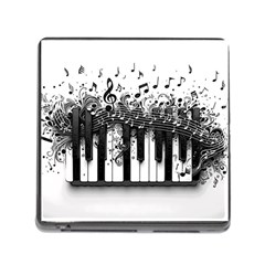 Piano Sounds Memory Card Reader (square 5 Slot) by RiverRootz