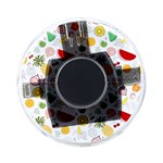 Pattern Seamless Texture Fruit On-the-Go Memory Card Reader Back