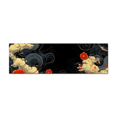 Korean Art Flowers Asian Pattern Sticker (bumper) by Sabxi