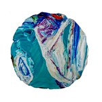 sailing boat Standard 15  Premium Round Cushions Back