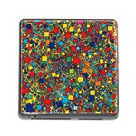 Shapes Pattern Memory Card Reader (Square 5 Slot) Front