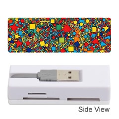 Shapes Pattern Memory Card Reader (stick) by Posterlux