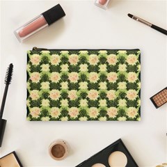 Retro 1880s Flowers Pattern 15 Cosmetic Bag (medium) by violetheavensky