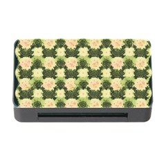 Retro 1880s Flowers Pattern 15 Memory Card Reader With Cf by violetheavensky