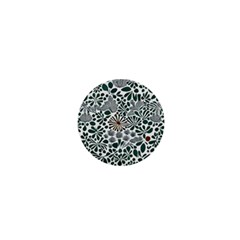 Retro Scandinavian Nordic Flowers Pattern 5 1  Mini Buttons by violetheavensky