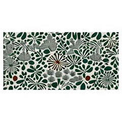Retro Scandinavian Nordic Flowers Pattern 5 Banner And Sign 6  X 3  by violetheavensky