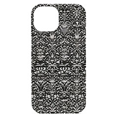 Gothic Leaf Pattern 2 Iphone 15 Black Uv Print Pc Hardshell Case by violetheavensky