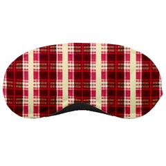 Retro 60s 50s Plaid Pattern 4 Sleep Mask by violetheavensky