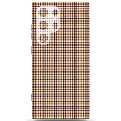 Retro 60s 50s Plaid Pattern 3 Samsung Galaxy S24 Ultra 6 9 Inch Black Tpu Uv Case by violetheavensky