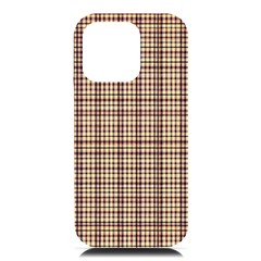 Retro 60s 50s Plaid Pattern 3 Iphone 16 Pro Max Black Uv Print Pc Hardshell Case by violetheavensky
