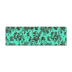 Mid Century Retro Floral 1970s 1960s Pattern 102 Sticker Bumper (10 Pack) by violetheavensky