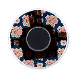 Retro 1880s Flowers Pattern 7 On-the-Go Memory Card Reader Front