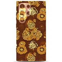 Mid Century Retro Floral 1970s 1960s Pattern 95 Samsung Galaxy S24 Ultra 6 9 Inch Black Tpu Uv Case by violetheavensky