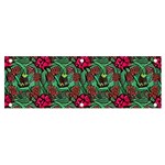 Retro 1880s Flowers Pattern 3 Banner and Sign 6  x 2  Front