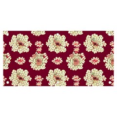 Retro 1880s Flowers Pattern Banner And Sign 6  X 3  by violetheavensky
