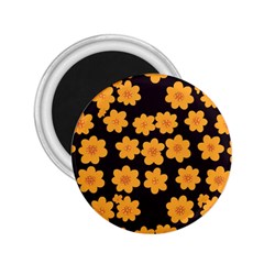 Retro 40s 50s Flowers Pattern Halloween 4 2 25  Magnets by violetheavensky