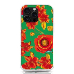 Mid Century Retro Floral 1970s 1960s Pattern 89 Iphone 16 Pro Max Tpu Uv Print Case
