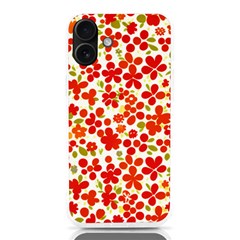 Mid Century Retro Floral 1970s 1960s Pattern 92 Iphone 16 Plus Tpu Uv Print Case by violetheavensky