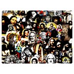 Jesus Christ Modern Halftone pattern Two Sides Premium Plush Fleece Blanket (Baby Size) 40 x30  Blanket Back
