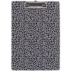 Giraffe Pattern (2) A4 Acrylic Clipboard by DinkovaArt