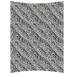 Silver Leopard Back Support Cushion by DinkovaArt