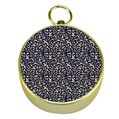 Brown Giraffe Pattern Gold Compasses by DinkovaArt