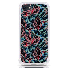Leaves Nature Pattern Patterns Colorful Iphone Se by Tsamara