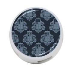 Dr Who Tardis Pattern 4-port Usb Hub (two Sides) by Tsamara