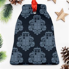 Dr Who Tardis Pattern Ornament (bell) by Tsamara