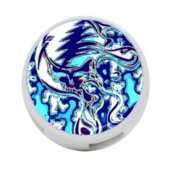 Trippy Dippy Bears Blue Dancing Greatful Dead Skull Steal Your Face 4-port Usb Hub (two Sides) by Salmanaz77
