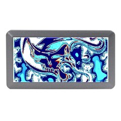 Trippy Dippy Bears Blue Dancing Greatful Dead Skull Steal Your Face Memory Card Reader (mini) by Salmanaz77
