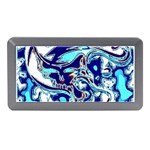 Trippy Dippy Bears Blue Dancing Greatful Dead Skull Steal Your Face Memory Card Reader (Mini) Front