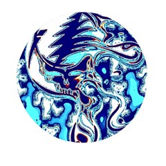 Trippy Dippy Bears Blue Dancing Greatful Dead Skull Steal Your Face Mini Round Pill Box (pack Of 3) by Salmanaz77