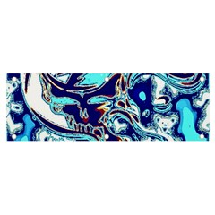 Trippy Dippy Bears Blue Dancing Greatful Dead Skull Steal Your Face Banner And Sign 6  X 2  by Salmanaz77