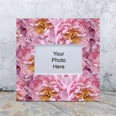 Peonies Nature Bloom Blossom Pink White Box Photo Frame 4  X 6  by Tsamara